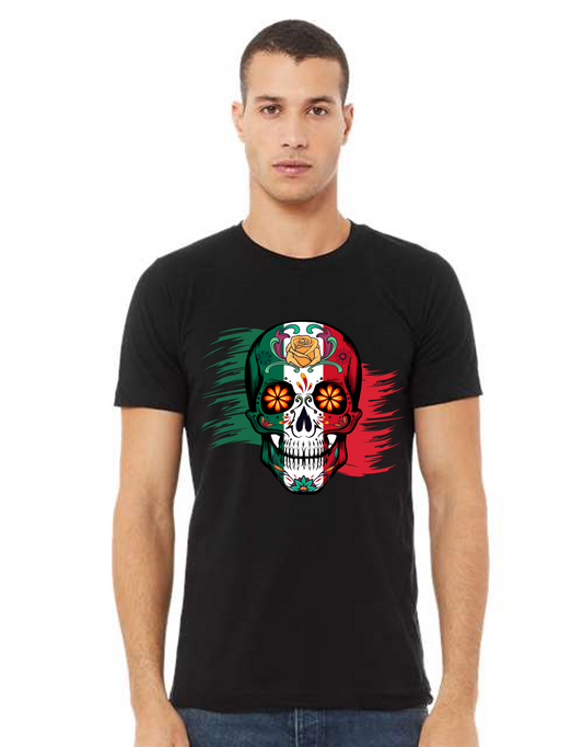 Skull w Mexico Colors